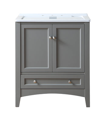 Stufurhome Delia 30 inch Grey Laundry Utility Sink